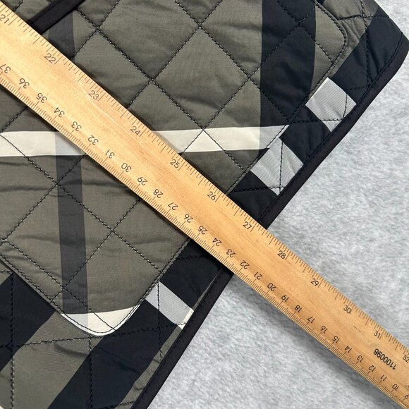 Burberry Black and Cream Checkered Utility Jacket - Picture 12 of 12